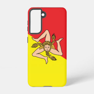 Samsung Galaxy S21 Case Flag of Sicily, Italy
