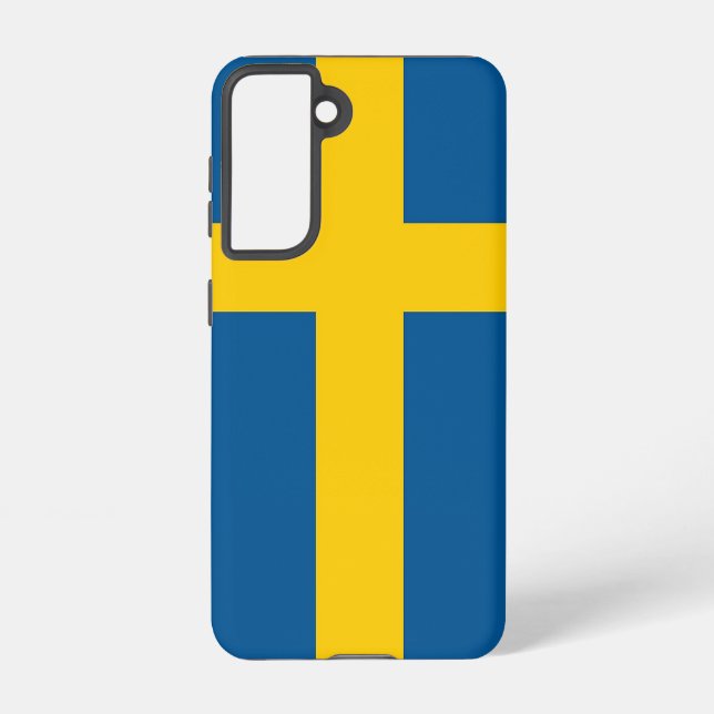 Samsung Galaxy S21 Case Flag of Sweden (Back)