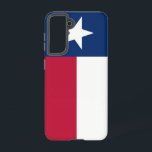 Samsung Galaxy S21 Case Flag of Texas<br><div class="desc">Elevate your Samsung Galaxy S21 with our exclusive phone cover featuring the flag of Texas! Crafted with meticulous attention to detail, this phone cover celebrates Texan heritage and cultural pride. The bold design prominently displays the iconic Lone Star flag, symbolising the state's rich history, unity, and independent spirit. Whether you're...</div>