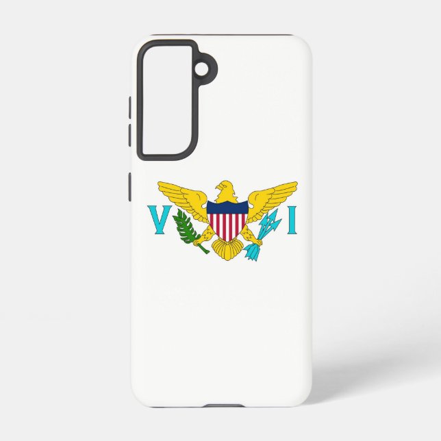 Samsung Galaxy S21 Case Flag of Virgin Islands (Back)