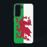 Samsung Galaxy S21 Case Flag of Wales<br><div class="desc">Introducing our Samsung Galaxy S21 case featuring the flag of Wales, designed to combine protection with Welsh cultural pride! Crafted with meticulous attention to detail, this case celebrates Wales' rich heritage and national identity. The design prominently features the iconic red dragon on a green and white field, symbolising the country's...</div>