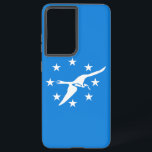 Samsung Galaxy S21 Plus Case Corpus Christi flag<br><div class="desc">Enhance your Samsung Galaxy S21 Plus with our exclusive phone cover featuring the flag of Corpus Christi! Crafted with meticulous attention to detail, this phone cover proudly displays the flag of Corpus Christi, symbolising the city's rich history and coastal charm. The flag typically features a blue field with a white...</div>