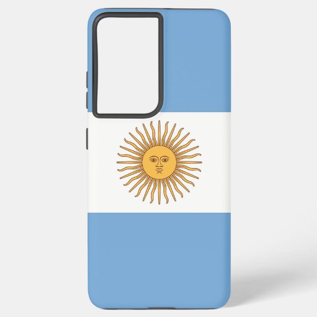 Samsung Galaxy S21 Plus Case flag of Argentina (Back)