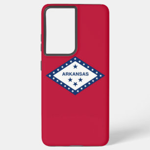 Samsung Galaxy S21 Plus Case Flag of Arkansas U.S.
