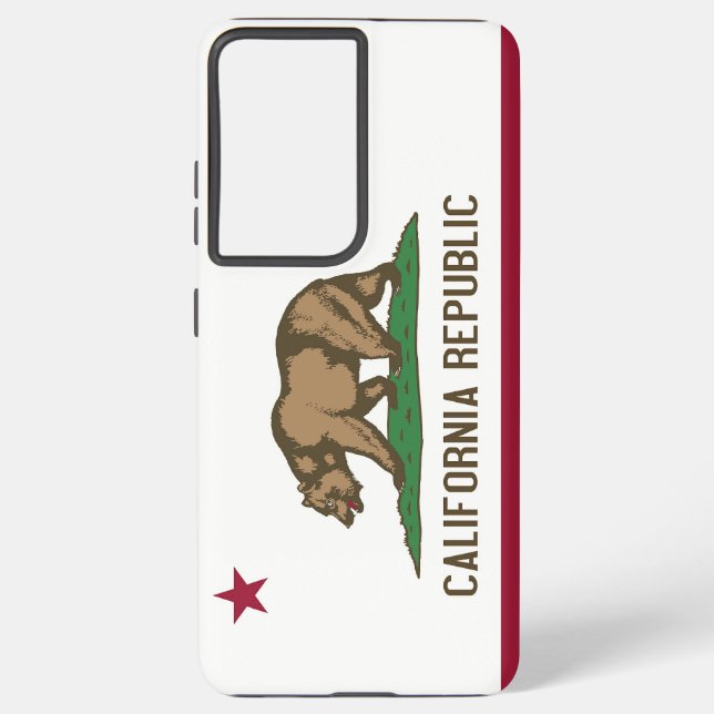 Samsung Galaxy S21 Plus Case Flag of California (Back)