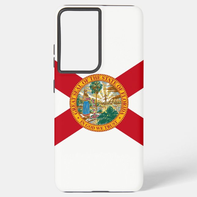 Samsung Galaxy S21 Plus Case Flag of Florida (Back)