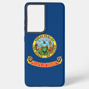 Samsung Galaxy S21 Plus Case Flag of Idaho