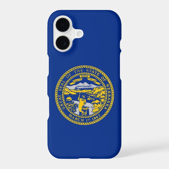 Samsung Galaxy S21 Plus Case Flag of Nebraska (Back)