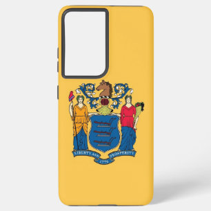 Samsung Galaxy S21 Plus Case Flag of New Jersey