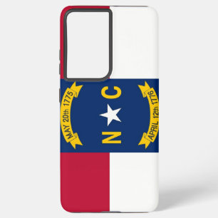 Samsung Galaxy S21 Plus Case Flag of North Carolin