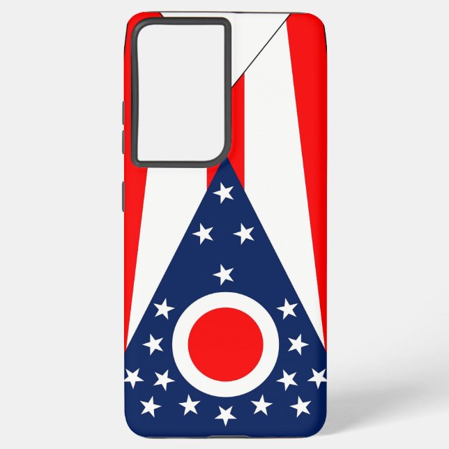 Samsung Galaxy S21 Plus Case Flag of Ohio State (Back)