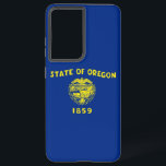 Samsung Galaxy S21 Plus Case Flag of Oregon<br><div class="desc">Enhance your Samsung Galaxy S21 Plus with our custom phone cover inspired by the spirit of Oregon! Crafted to celebrate Oregon's natural beauty and heritage, this phone cover can feature iconic symbols associated with the state. Consider elements such as majestic landscapes, iconic landmarks like Mount Hood or Crater Lake, or...</div>