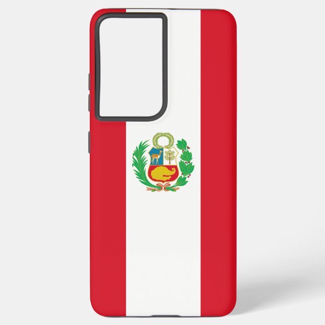 Samsung Galaxy S21 Plus Case flag of Peru (Back)