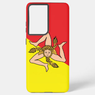 Samsung Galaxy S21 Plus Case flag of Sicily, Italy