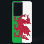 Samsung Galaxy S21 Plus Case Wales flag<br><div class="desc">Introducing our Samsung Galaxy S21 Plus case featuring the flag of Wales, designed to offer both protection and a touch of Welsh pride! Crafted with meticulous attention to detail, this case celebrates Wales' rich cultural heritage. The design prominently features the iconic red dragon on a green and white field, symbolising...</div>