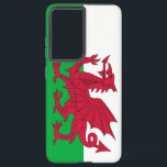 Samsung Galaxy S21 Plus Case Wales flag<br><div class="desc">Introducing our Samsung Galaxy S21 Plus case featuring the flag of Wales, designed to offer both protection and a touch of Welsh pride! Crafted with meticulous attention to detail, this case celebrates Wales' rich cultural heritage. The design prominently features the iconic red dragon on a green and white field, symbolising...</div>