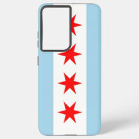Samsung Galaxy S21 Ultra Case Flag of Chicago