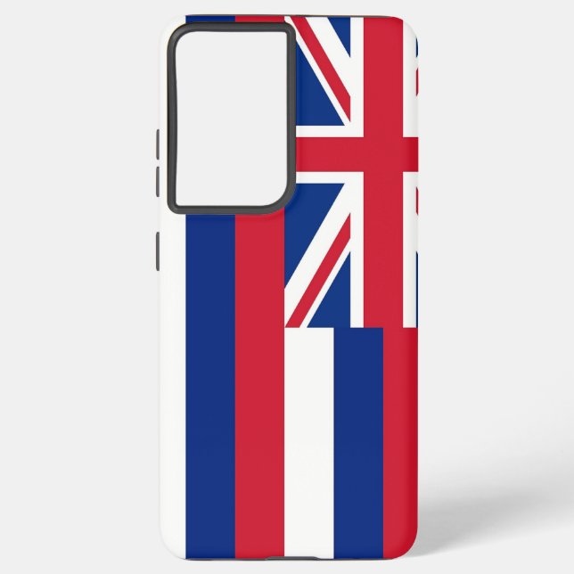 Samsung Galaxy S21 Ultra Case Flag of Hawaii (Back)
