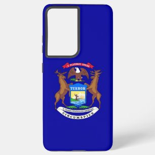 Samsung Galaxy S21 Ultra Case Michigan flag