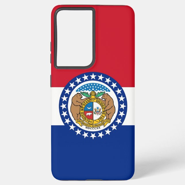 Samsung Galaxy S21 Ultra Case Missouri flag (Back)