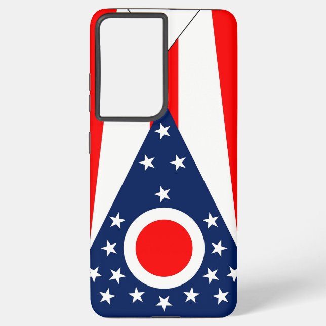 Samsung Galaxy S21 Ultra Case Ohio flag (Back)