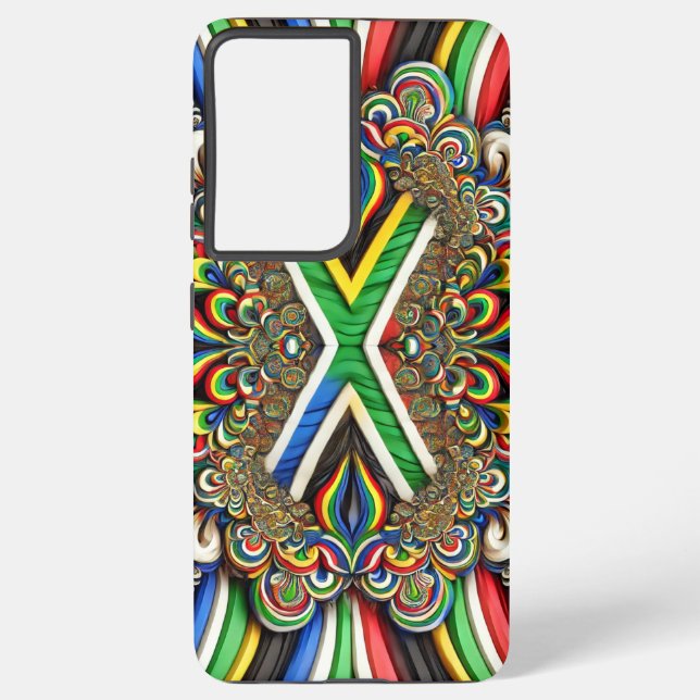 Samsung Galaxy S21 Ultra Case South African Colour (Back)