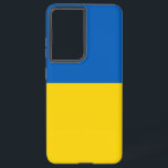 Samsung Galaxy S21 Ultra Case Ukraine flag<br><div class="desc">Introducing our Samsung Galaxy S21 Ultra cover featuring the flag of Ukraine, designed to blend protection with a celebration of Ukrainian heritage! Crafted with meticulous attention to detail, this cover proudly displays the vibrant yellow and blue colours of the Ukrainian flag, symbolising independence, unity, and national pride. Whether you're commuting,...</div>