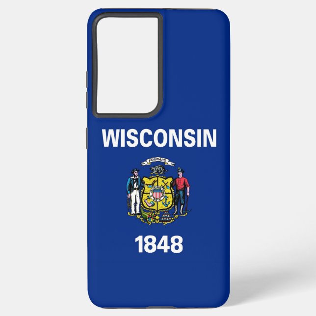Samsung Galaxy S21 Ultra Case Wisconsin (Back)