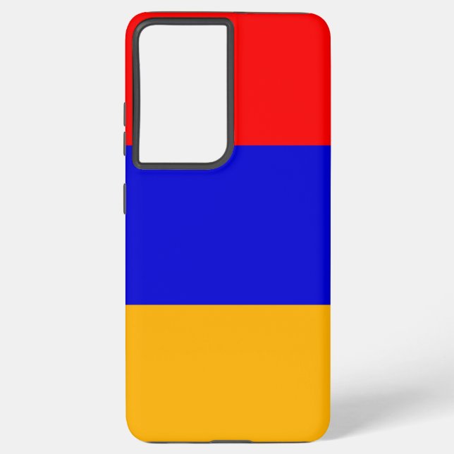 Samsung Galaxy S21 Ultra Case with Armenia flag (Back)