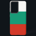 Samsung Galaxy S21 Ultra Case with Bulgaria flag<br><div class="desc">Enhance your Samsung Galaxy S21 Ultra with our exclusive phone cover featuring the flag of Bulgaria! Crafted with meticulous attention to detail, this phone cover proudly showcases the iconic design of the Bulgarian flag. The flag features three horizontal bands of white, green, and red, with the national coat of arms...</div>