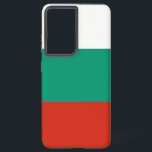 Samsung Galaxy S21 Ultra Case with Bulgaria flag<br><div class="desc">Enhance your Samsung Galaxy S21 Ultra with our exclusive phone cover featuring the flag of Bulgaria! Crafted with meticulous attention to detail, this phone cover proudly showcases the iconic design of the Bulgarian flag. The flag features three horizontal bands of white, green, and red, with the national coat of arms...</div>