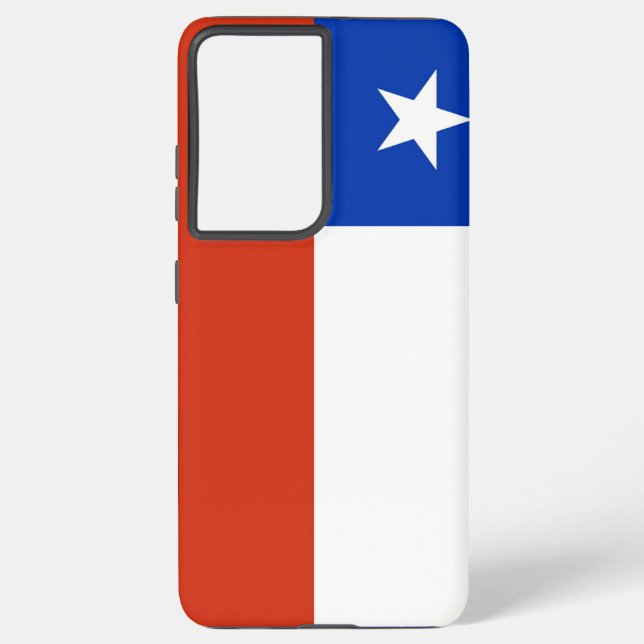 Samsung Galaxy S21 Ultra Case with Chile flag (Back)