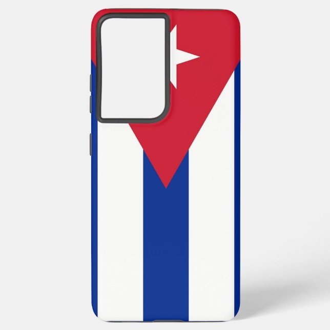 Samsung Galaxy S21 Ultra Case with Cuba flag (Back)