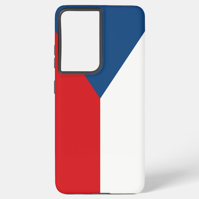Samsung Galaxy S21 Ultra Case with Czechia flag (Back)