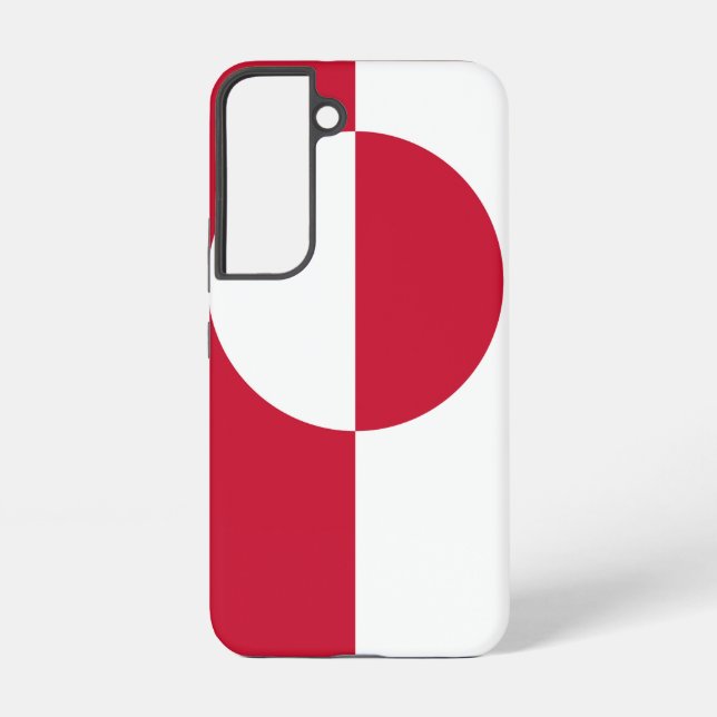 Samsung Galaxy S22 Case Flag of Greenland (Back)