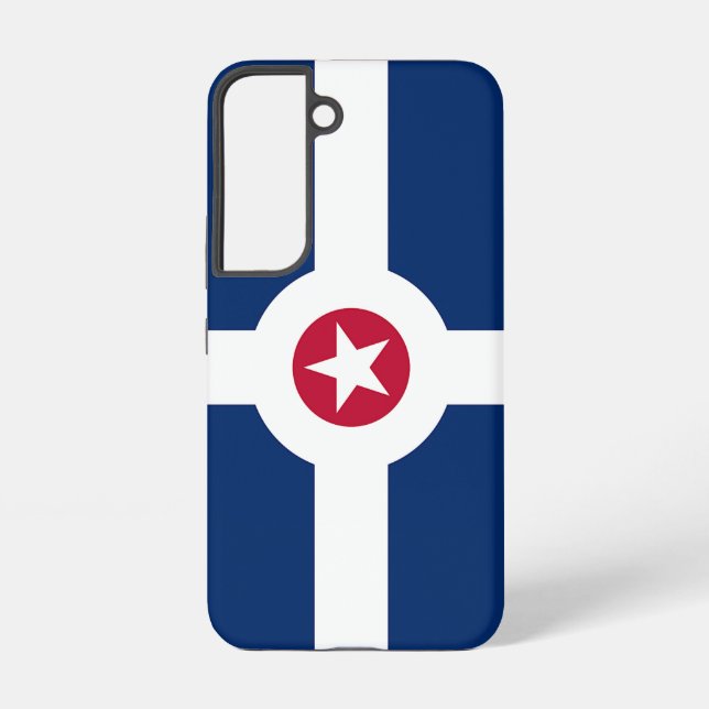 Samsung Galaxy S22 Case Flag of Indianapolis (Back)