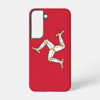 Samsung Galaxy S22 Case Flag of Isle of Man