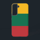 Samsung Galaxy S22 Case Flag of Lithuania<br><div class="desc">Protect your Samsung Galaxy S22 with pride using our exclusive case featuring the flag of Lithuania! Thoughtfully designed to combine durability with cultural expression, this phone case is more than just a protective shell—it’s a tribute to Lithuania’s national heritage. Featuring the bold and vivid colours of the Lithuanian flag, this...</div>