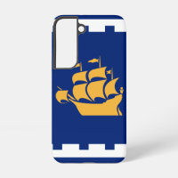 Samsung Galaxy S22 Case Flag of Quebec City