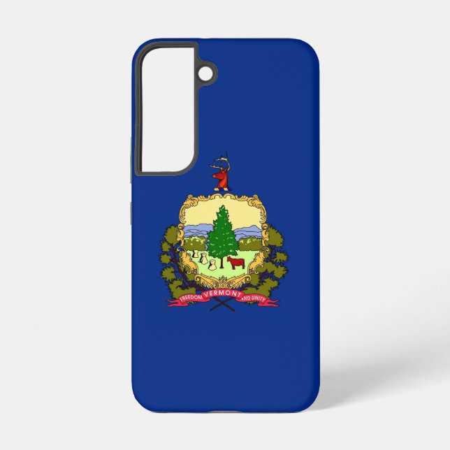 Samsung Galaxy S22 Case Flag of Vermont (Back)