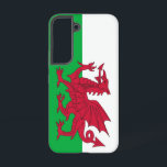 Samsung Galaxy S22 Case Flag of Wales<br><div class="desc">Introducing our Samsung Galaxy S22 case featuring the flag of Wales, designed to showcase Welsh heritage with style and protection! Crafted with attention to detail, this case celebrates Wales' rich cultural identity. The design prominently features the iconic red dragon on a green and white field, symbolising the country's history, folklore,...</div>