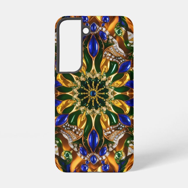 Samsung Galaxy S22 Case with Brazil Colours (Back)