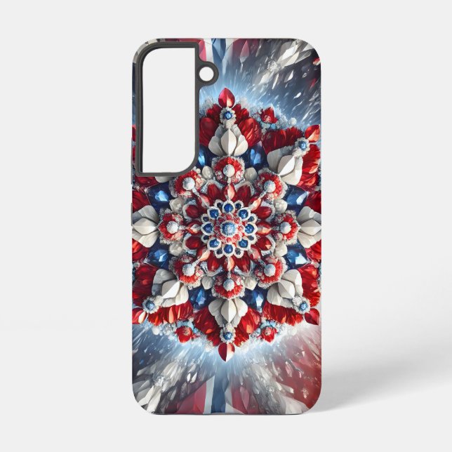 Samsung Galaxy S22 Case with Norwegian Colours (Back)