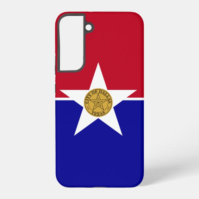 Samsung Galaxy S22 Plus Case Flag of  Dallas (Back)
