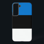 Samsung Galaxy S22 Plus Case Flag of Estonia<br><div class="desc">Show off your national pride while protecting your device with this Samsung Galaxy S22 Plus Case featuring the striking flag of Estonia. The clean and bold design highlights the iconic Estonian tricolor—blue, black, and white—symbolising the country’s sky, soil, and the pursuit of freedom. Carefully aligned and perfectly displayed, the flag...</div>