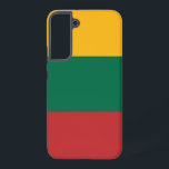 Samsung Galaxy S22 Plus Case Flag of Lithuania<br><div class="desc">Protect your Samsung Galaxy S22 Plus in style with our exclusive case featuring the flag of Lithuania! Designed with precision and cultural pride, this phone case is more than just a practical accessory—it’s a celebration of Lithuania’s national identity. The bold and vibrant Lithuanian flag takes centre stage, making this case...</div>