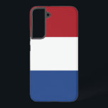 Samsung Galaxy S22 Plus Case Flag of Netherlands<br><div class="desc">Introducing our Samsung Galaxy S22 Plus cover featuring the flag of the Netherlands, designed to blend protection with a celebration of Dutch heritage. Crafted with meticulous attention to detail, this cover proudly displays the iconic tricolor of red, white, and blue, symbolising the Netherlands' history, culture, and national identity. Whether you're...</div>