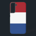 Samsung Galaxy S22 Plus Case Flag of Netherlands<br><div class="desc">Introducing our Samsung Galaxy S22 Plus cover featuring the flag of the Netherlands, designed to blend protection with a celebration of Dutch heritage. Crafted with meticulous attention to detail, this cover proudly displays the iconic tricolor of red, white, and blue, symbolising the Netherlands' history, culture, and national identity. Whether you're...</div>