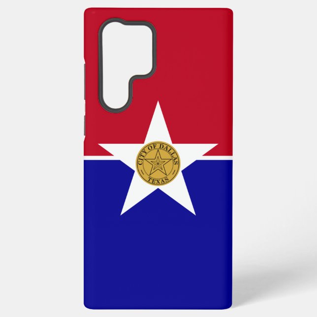 Samsung Galaxy S22 Ultra Case Dallas flag (Back)