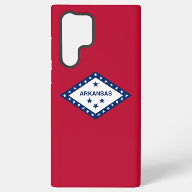 Samsung Galaxy S22 Ultra Case Flag of Arkansas (Back)